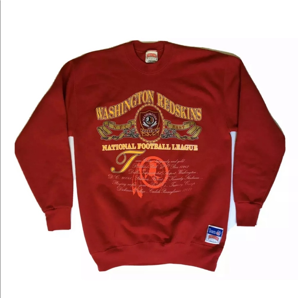Vintage Redskins Nutmeg Mills Crewneck Sweatshirt